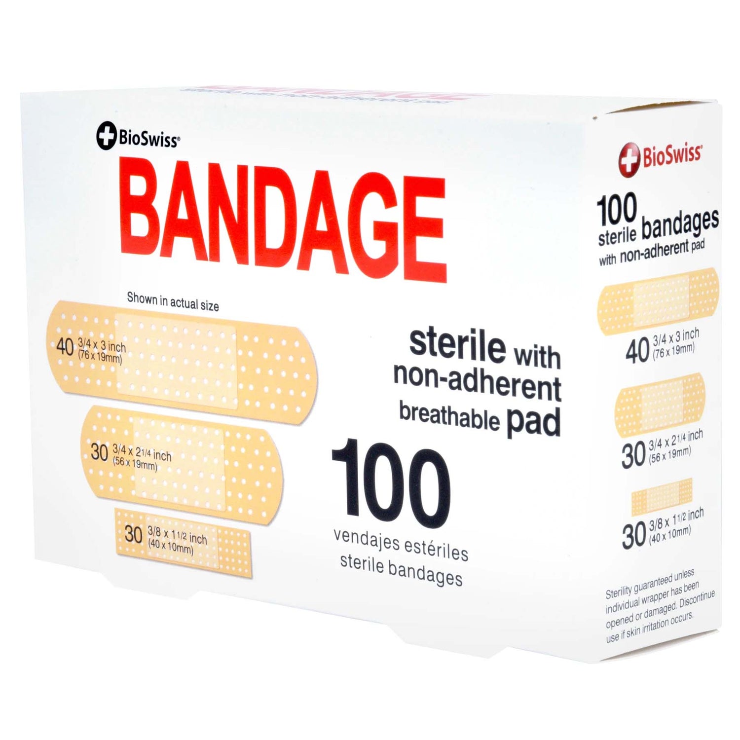 BioSwiss Sterile Bandage With Non-Adherent Pad