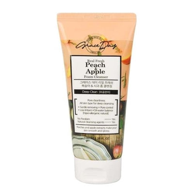 Grace Day Real Fresh Peach And Apple Foam Cleanser