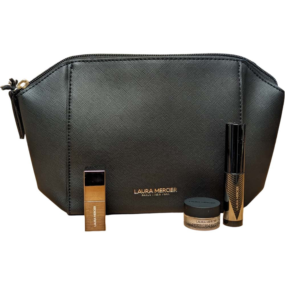 Laura Mercier 3 Piece Set with Cosmetic Bag