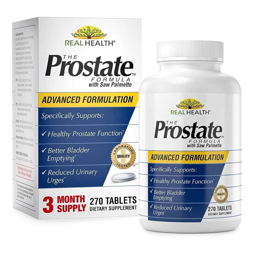 Real Health The Prostate Formula with Saw Palmetto Tablets
