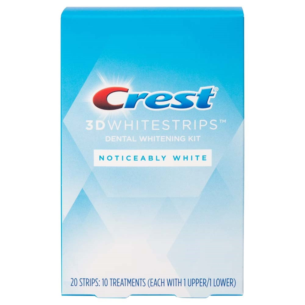 Crest 3D Whitestrips Dental Whitening Kit Noticeably White