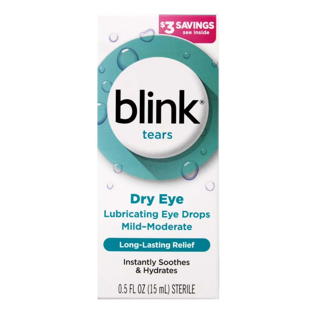 Bausch + Lomb Blink Tears Dry Eye Lubricating Eye Drops