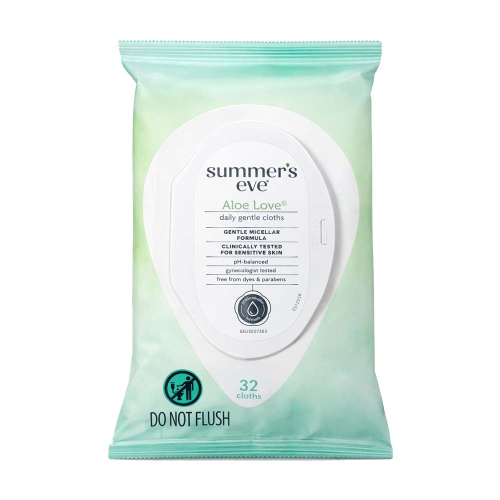 Summer's Eve Aloe Love Daily Gentle Cloths