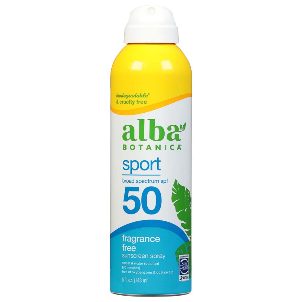 Alba Botanica Sport Fragrance Free Sunscreen Spray SPF 50