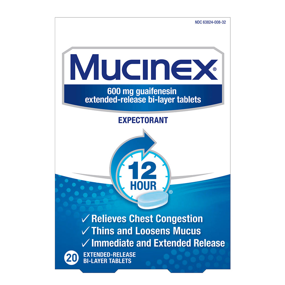 Mucinex 12HR Expectorant Tablets
