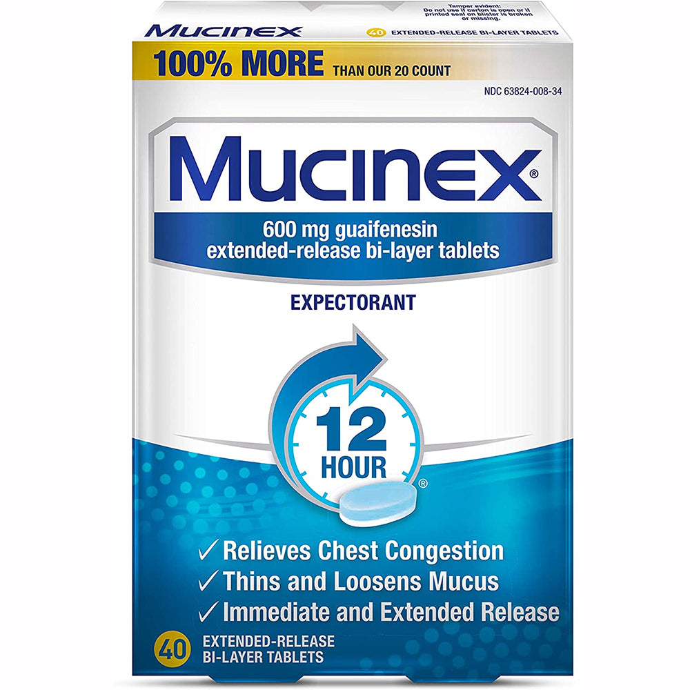 Mucinex 12HR Expectorant Tablets