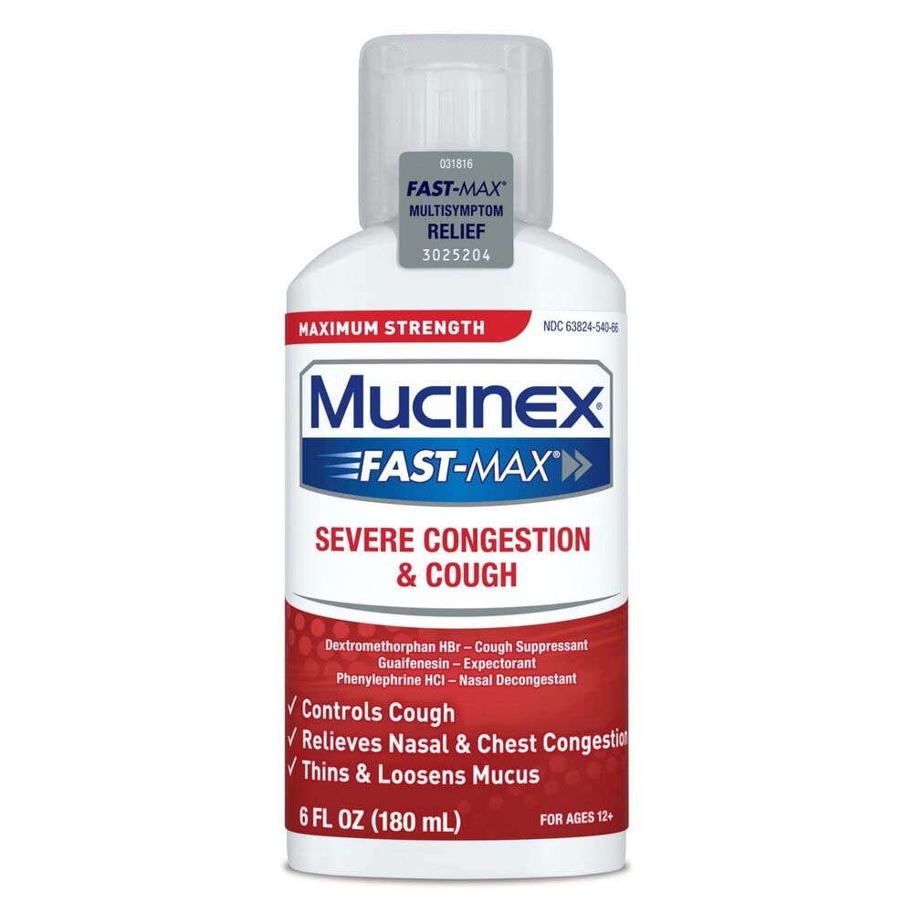 Mucinex Fast-Max Severe Congestion & Cough