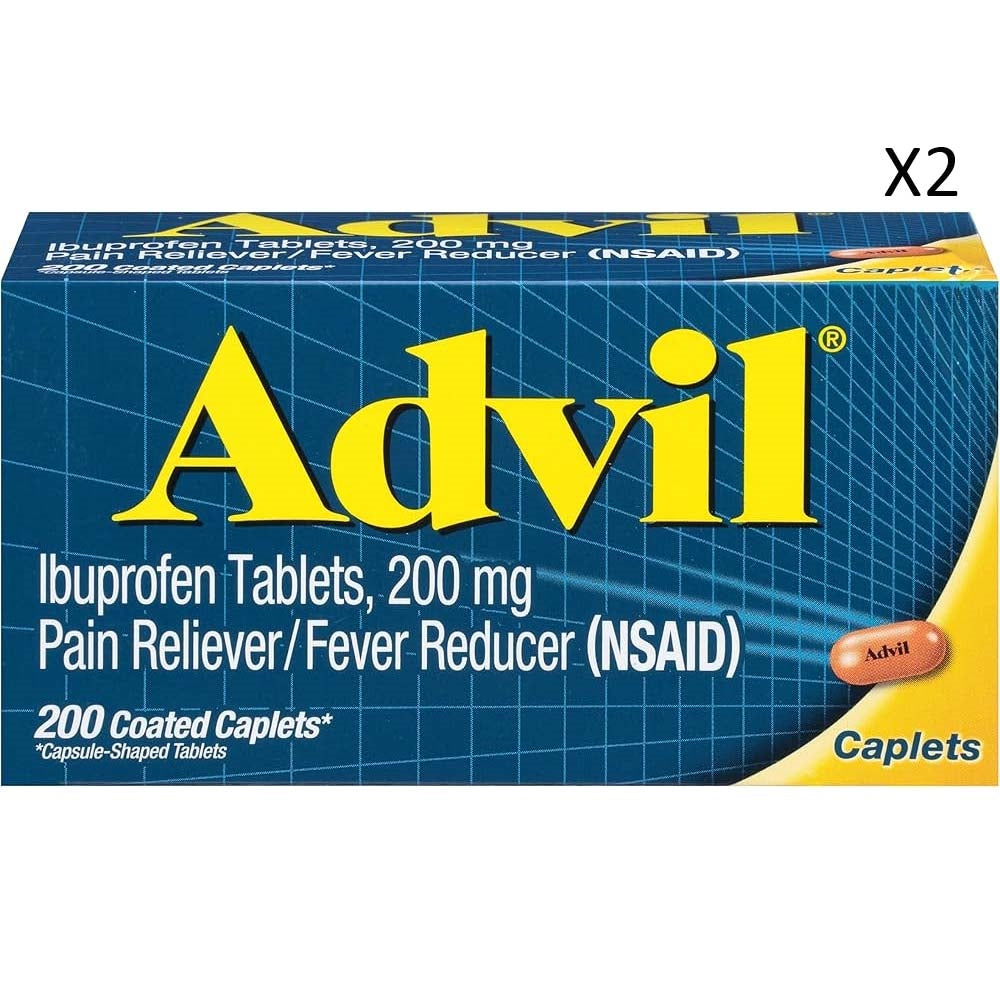 Advil Pain Reliever and Fever Reducer 200 mg Caplets