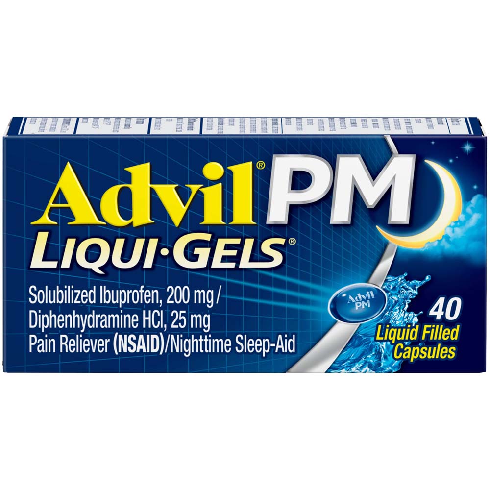 Advil PM Liqui-Gels Nighttime Sleep-Aid Capsules