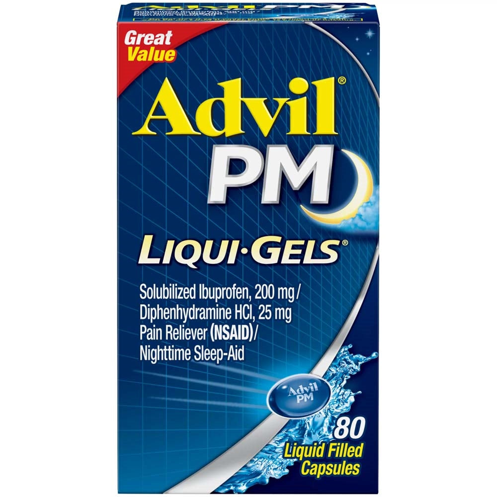 Advil PM Liqui-Gels Nighttime Sleep-Aid Capsules
