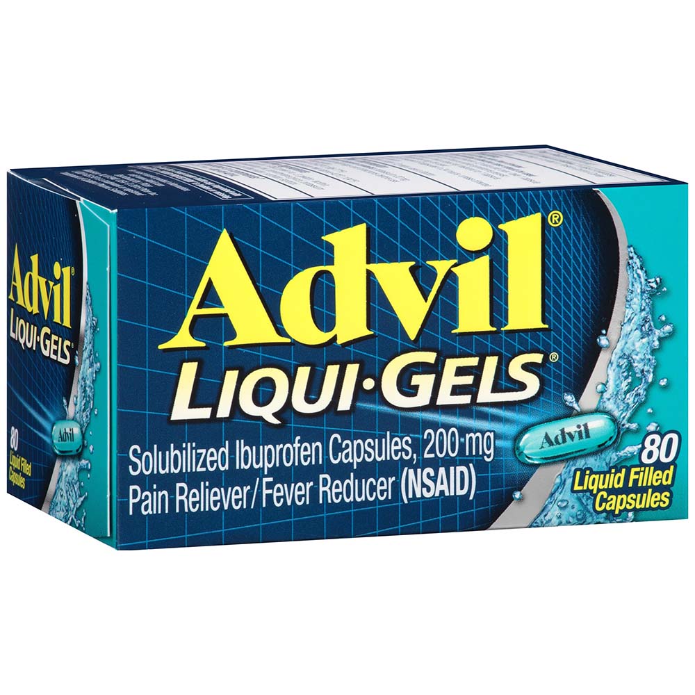 Advil Liqui-Gels Pain Reliever and Fever Reducer Capsules