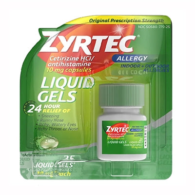Zyrtec Allergy 24HR Indoor & Outdoor Allergies