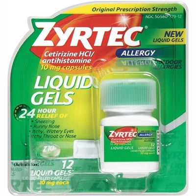 Zyrtec Allergy 24HR Indoor & Outdoor Allergies