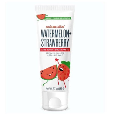 Schmidt's Watermelon + Strawberry Kids Tooth + Mouth Paste