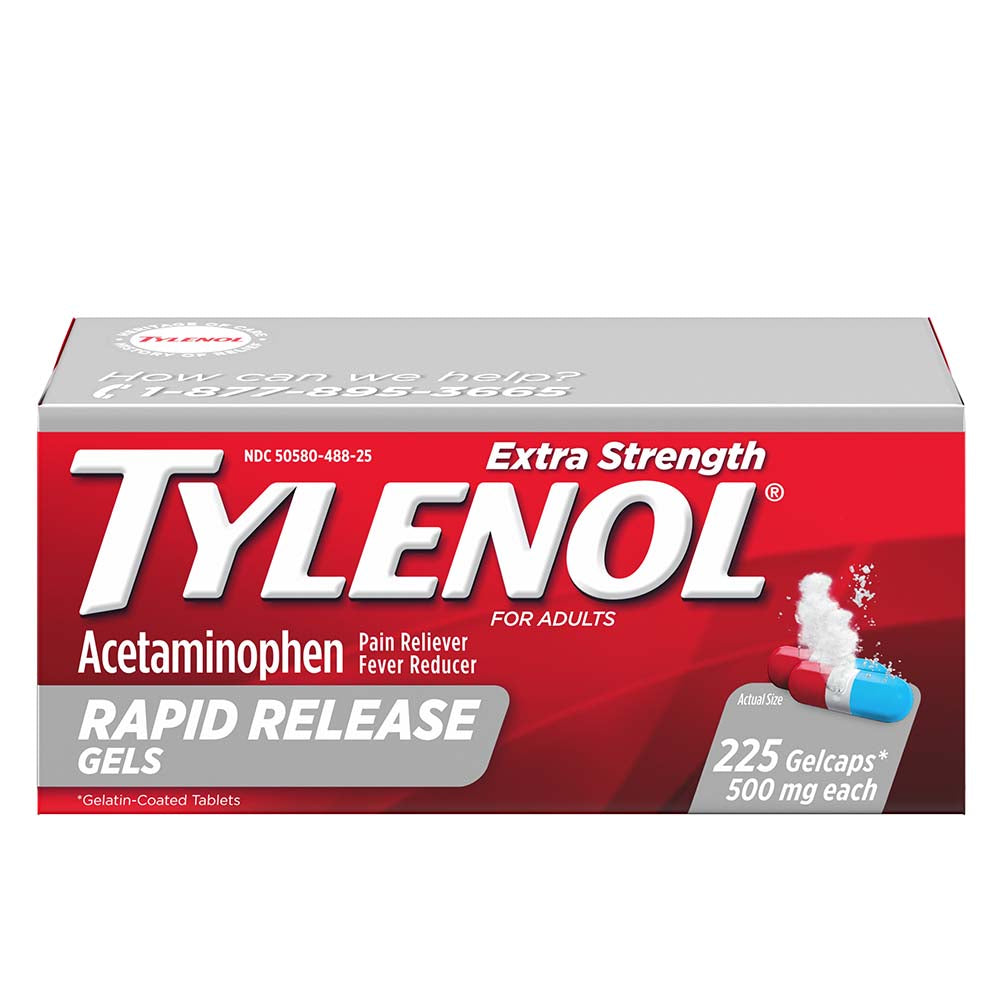 Tylenol Extra Strength Rapid Release Gels