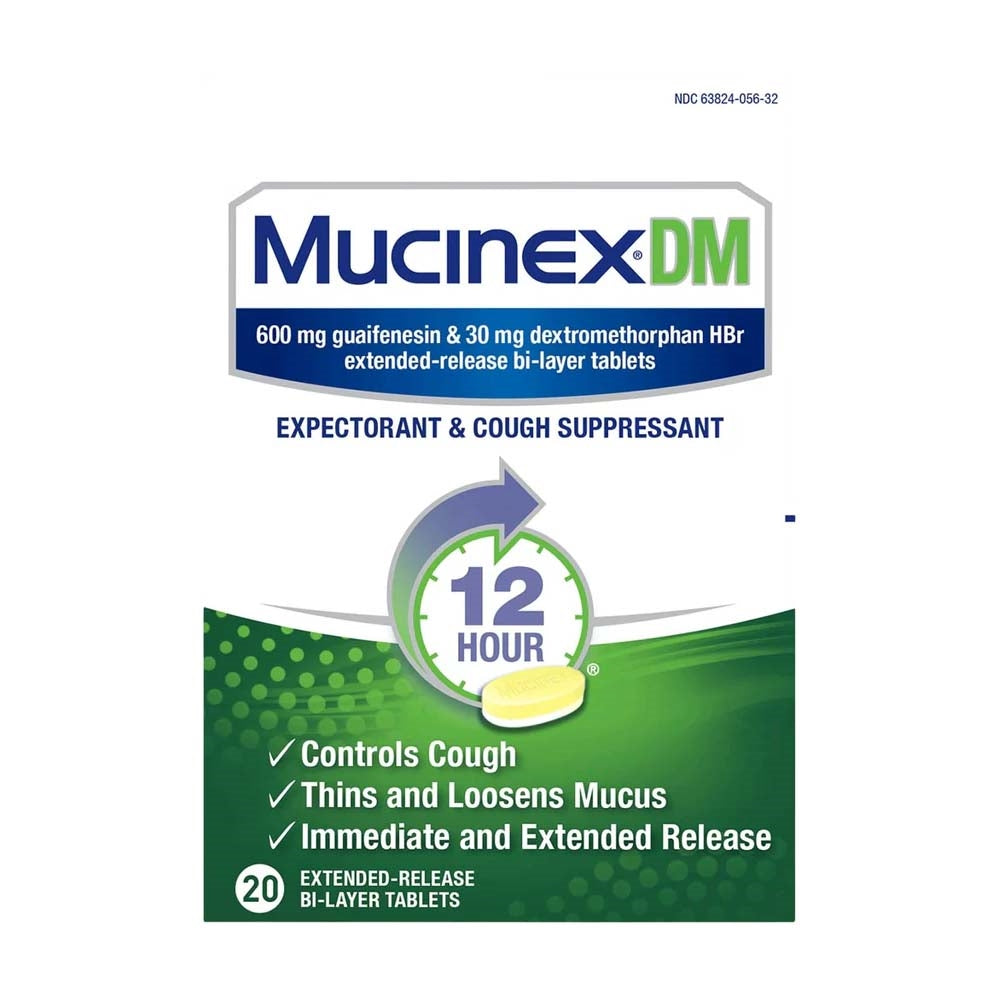 Mucinex 12HR Expectorant & Cough Suppressant Tablets