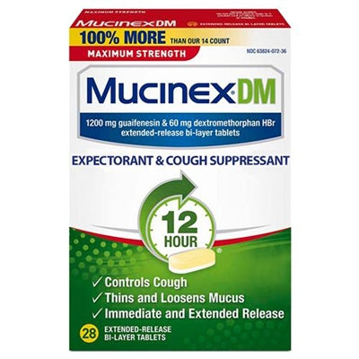 Mucinex DM 12 Hour Expectorant & Cough Suppressant