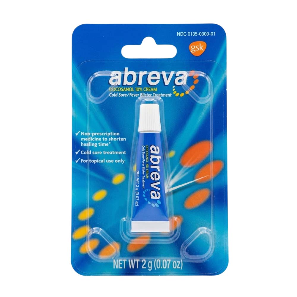Abreva Cold Sore Treatment Docosanol 10% Cream