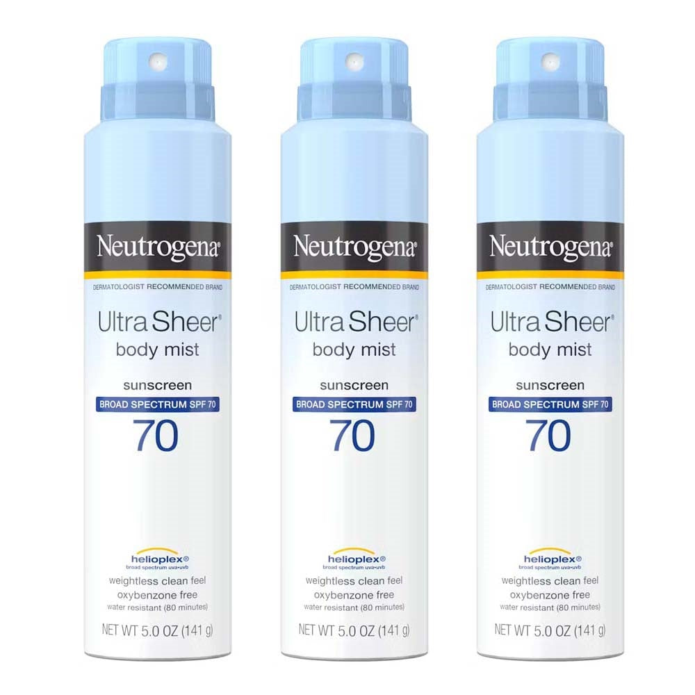 Neutrogena Ultra Sheer Body Mist SPF 70