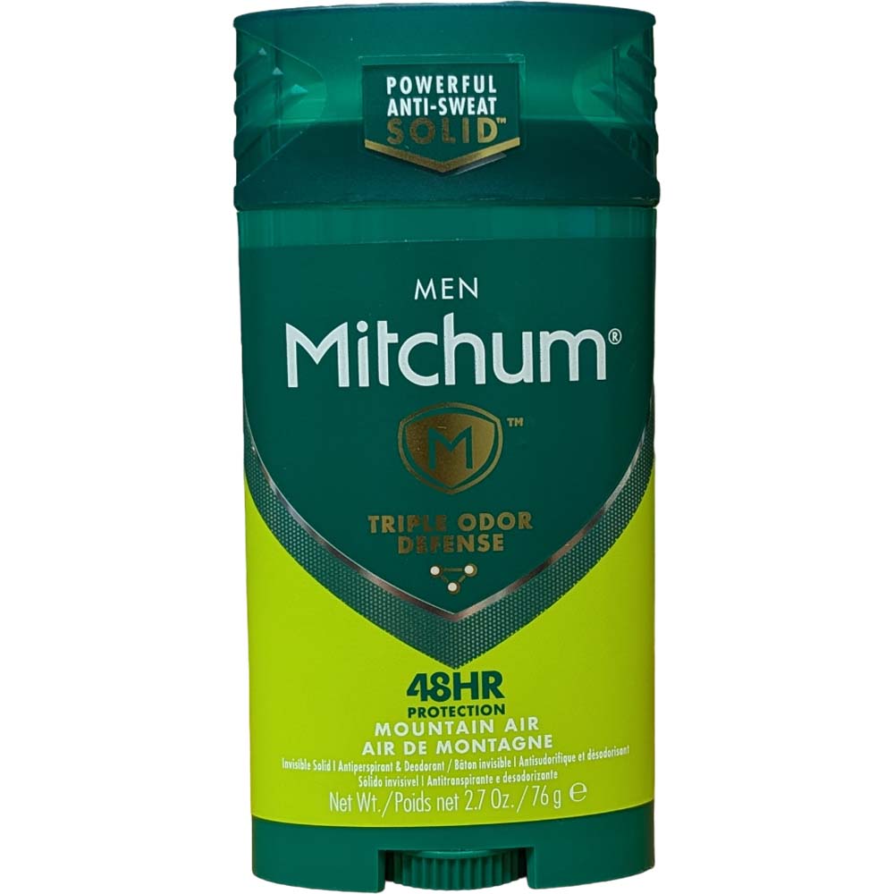 Mitchum Men Triple Odor Defense Solid Antiperspirant and Deodorant Mountain Air