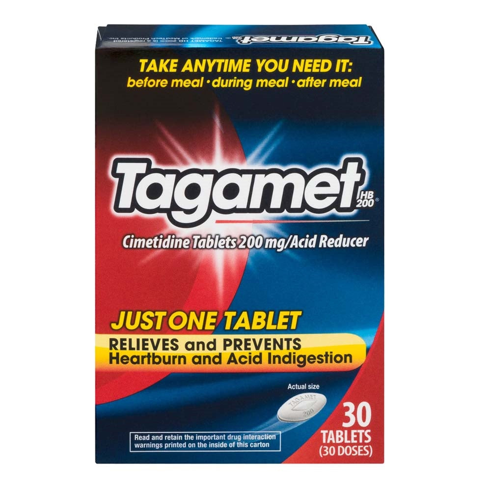 Tagamet Relieves And Prevents Heartburn & Acid Indigestion Tablets