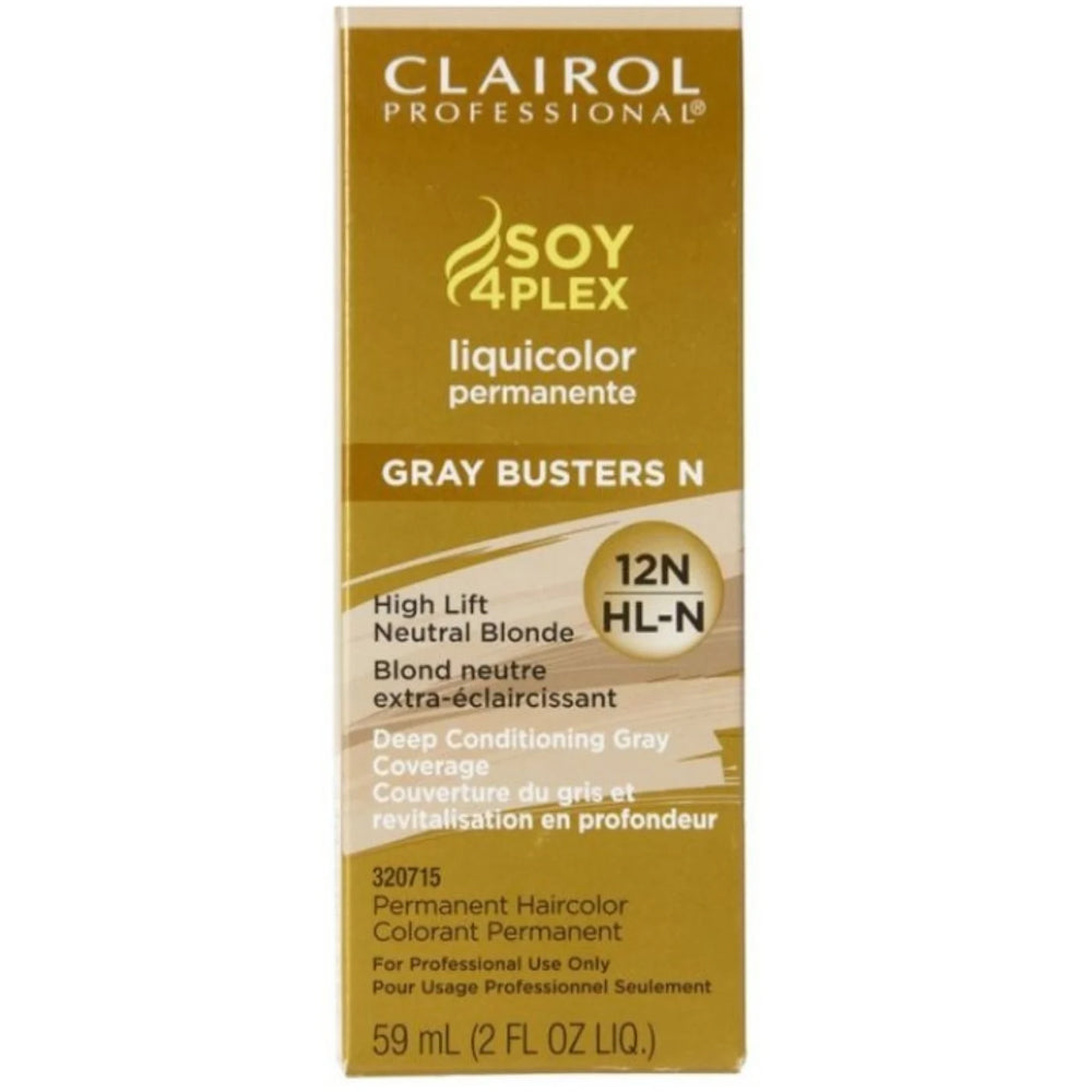 Clairol Soy4Plex Liquicolor Permanente Gray Busters N