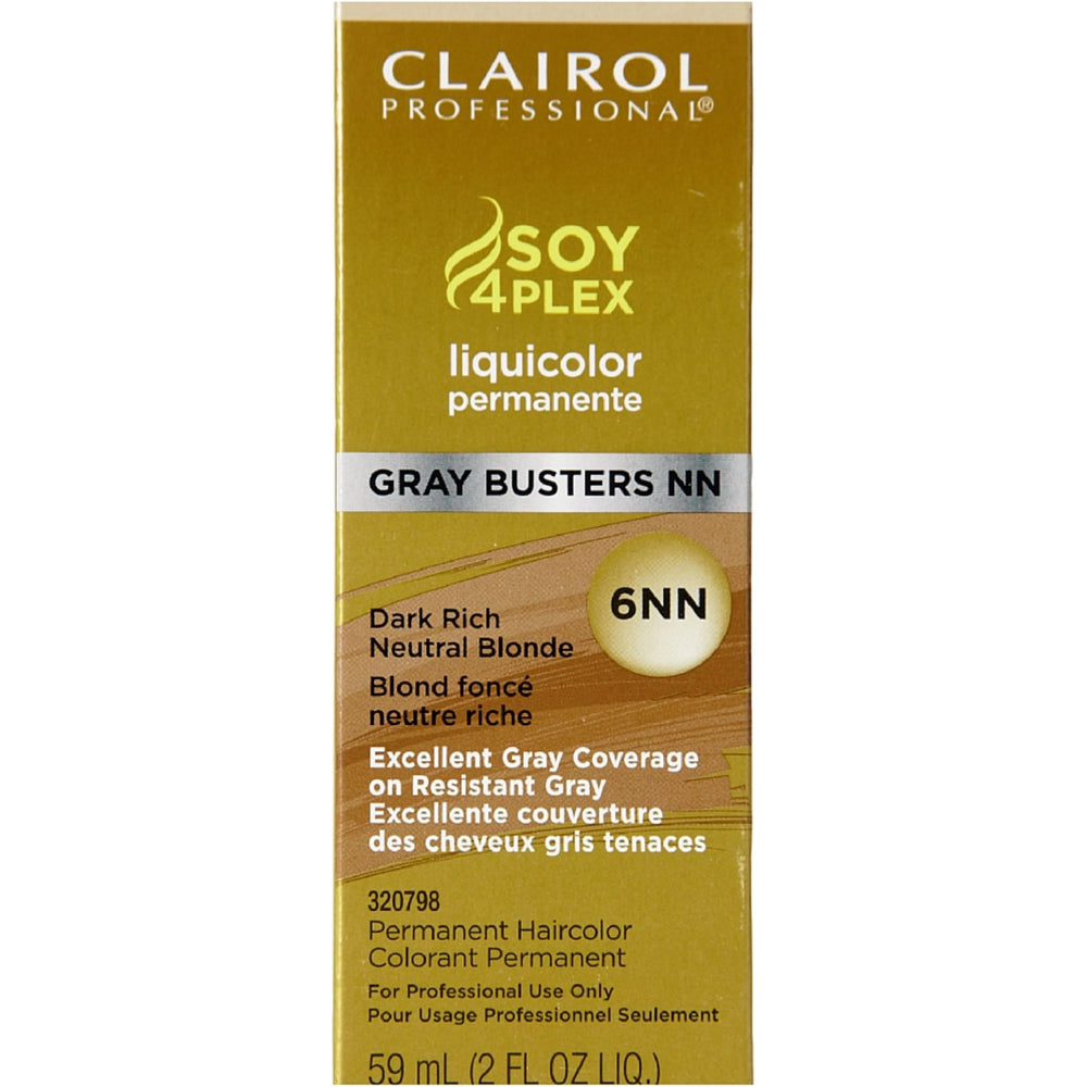 Clairol Soy4Plex Liquicolor Permanente Gray Busters NN