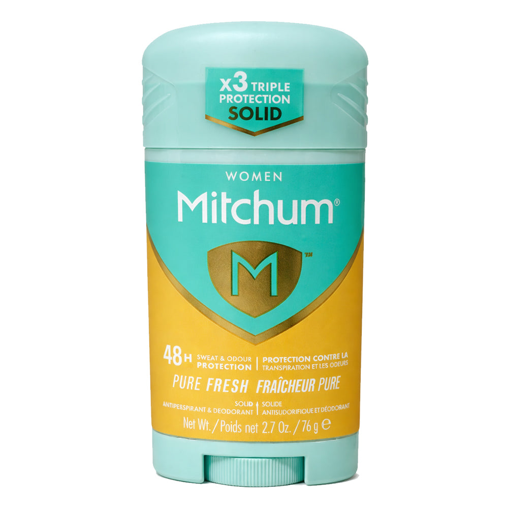 Mitchum Women Triple Odor Defense Invisible Solid Deodorant Pure Fresh