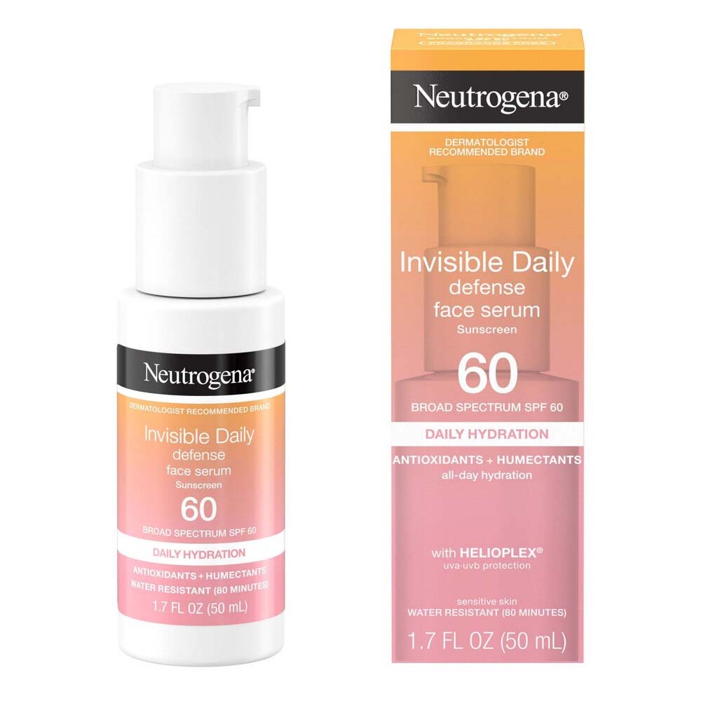 Neutrogena Invisible Daily Defense Face Serum Sunscreen SPF 60
