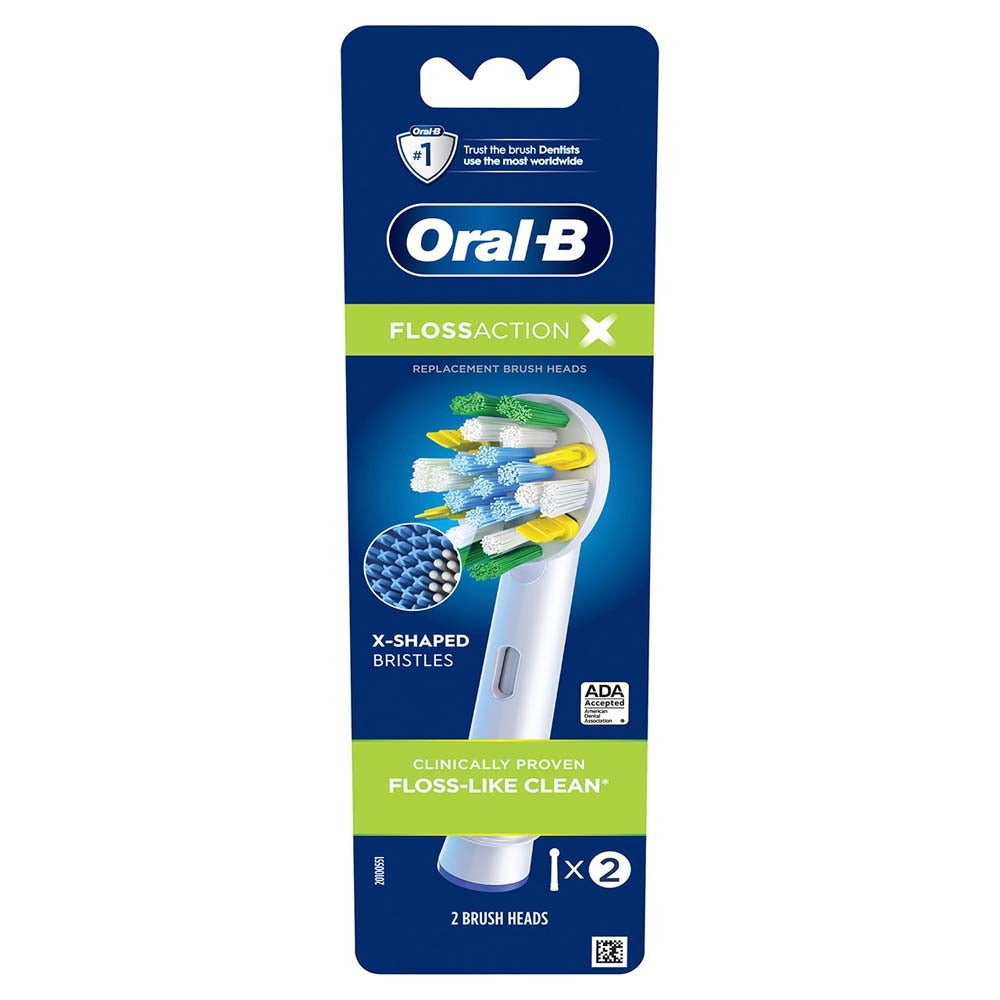 Oral-B Floss Action X Replacement Brush Heads