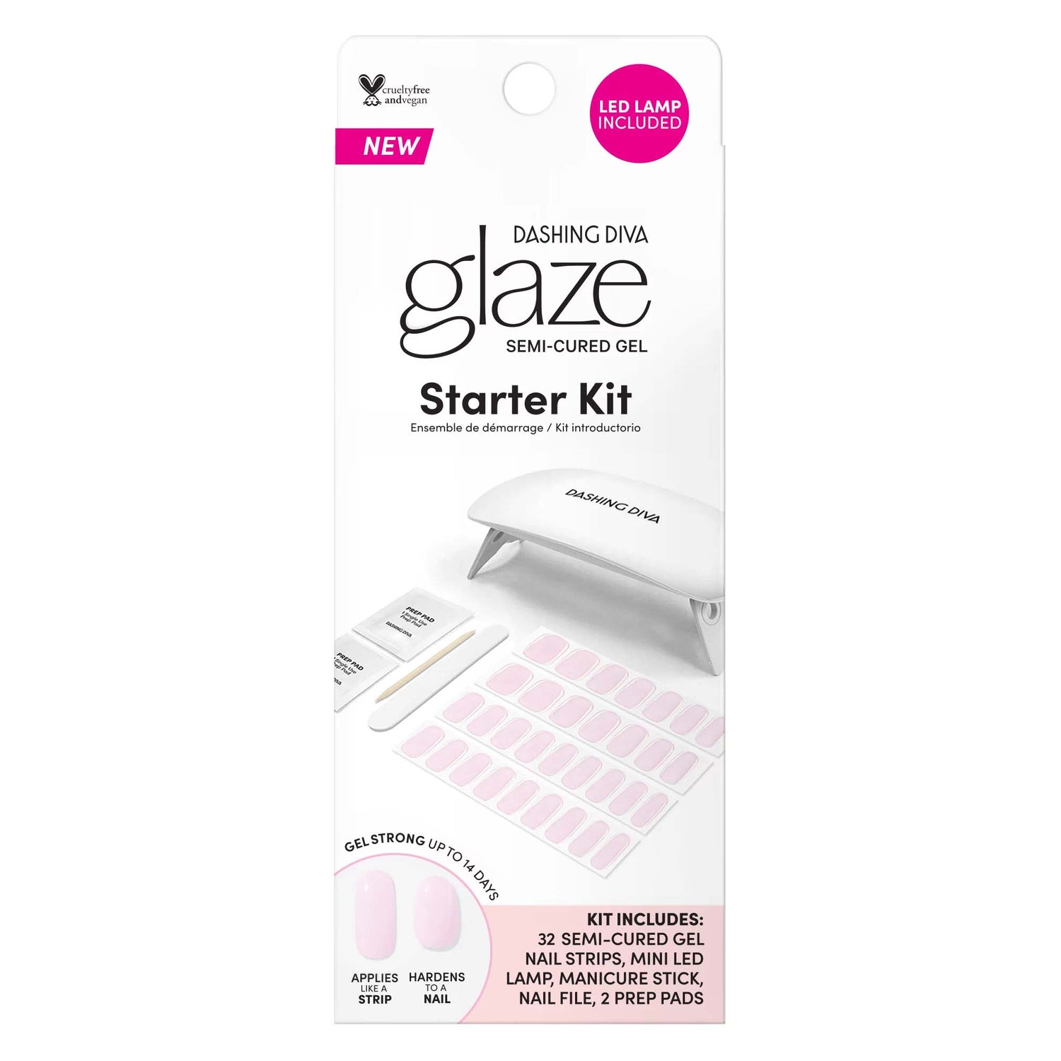 Dashing Diva Glaze LED Semi Cured Gel Starter Kit