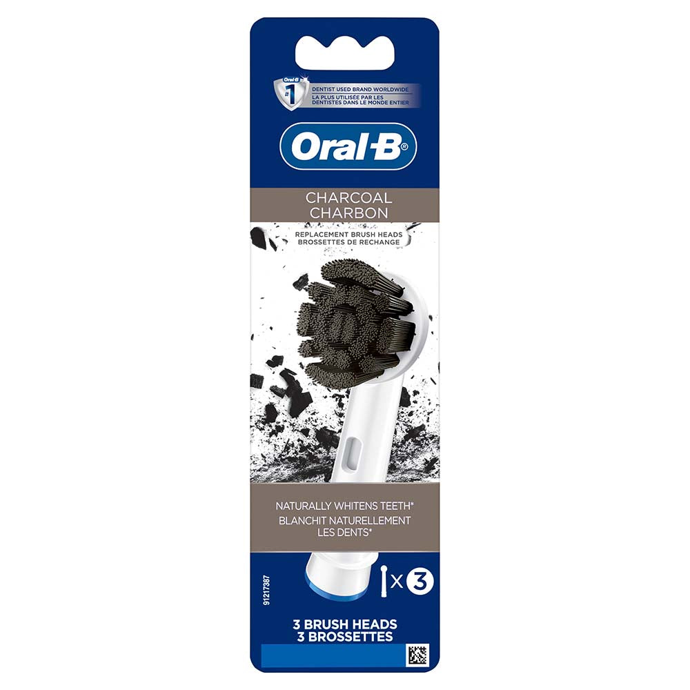 Oral-B Charcoal Charbon Replacement Brush Heads