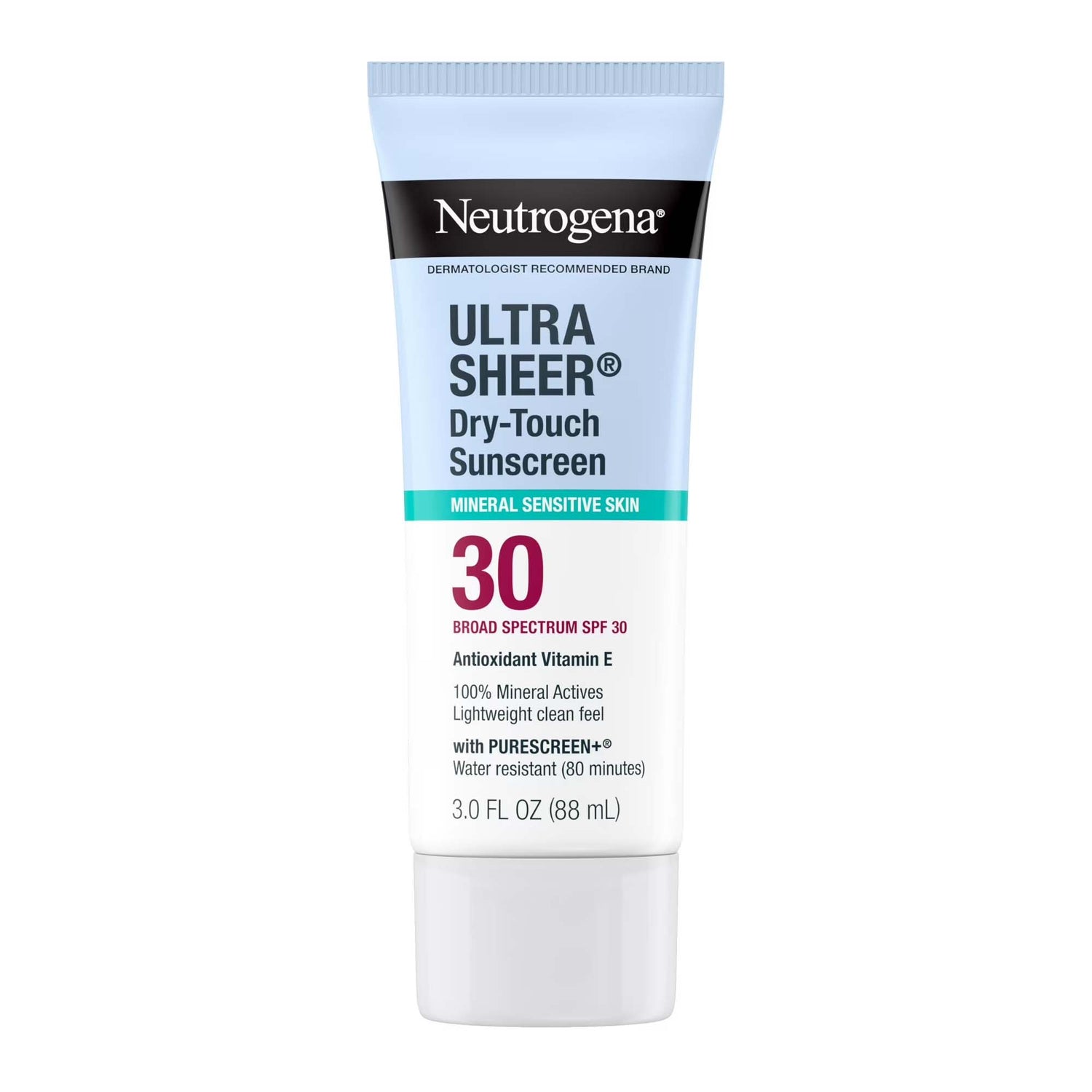 Neutrogena Mineral Ultra Sheer Dry Touch Sunscreen for Sensitive Skin SPF 30