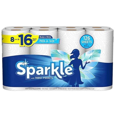 Sparkle Paper Towels With Thirst Pockets