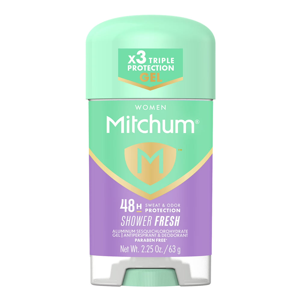 Mitchum Women Triple Odor Defense Gel Antiperspirant and Deodorant Shower Fresh