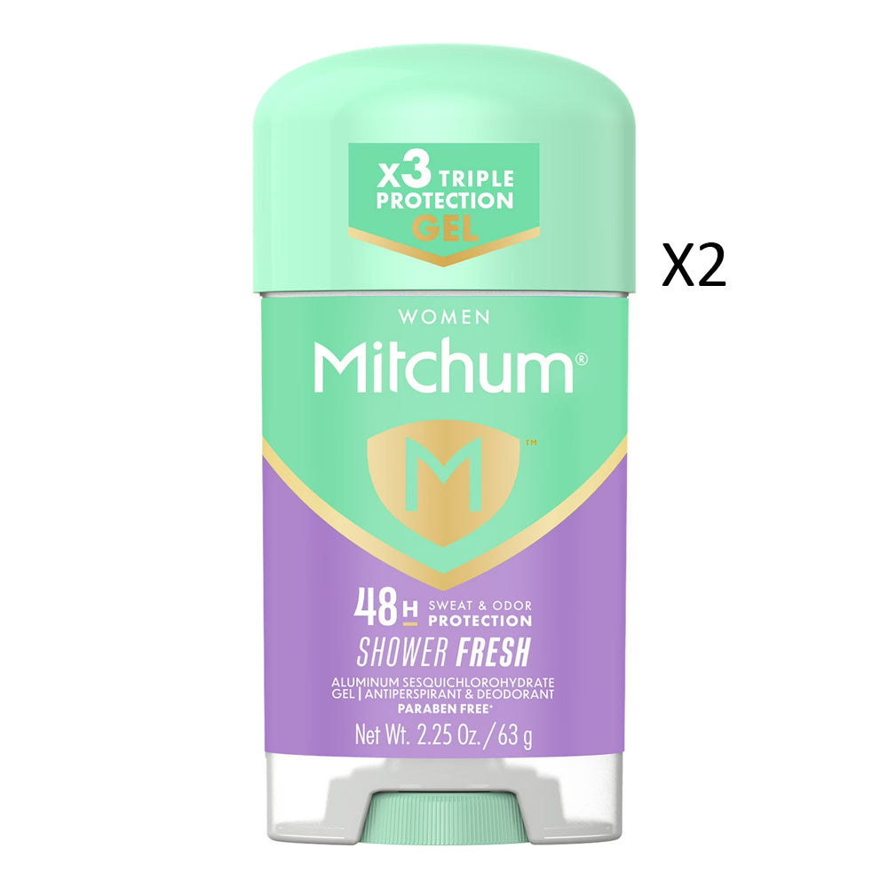 Mitchum Women Triple Odor Defense Gel Antiperspirant and Deodorant Shower Fresh