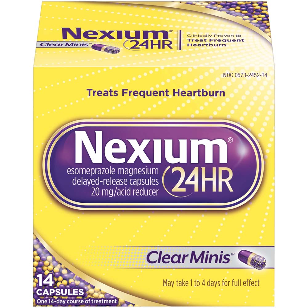 Nexium 24 HR ClearMinis Acid Reducer Capsules