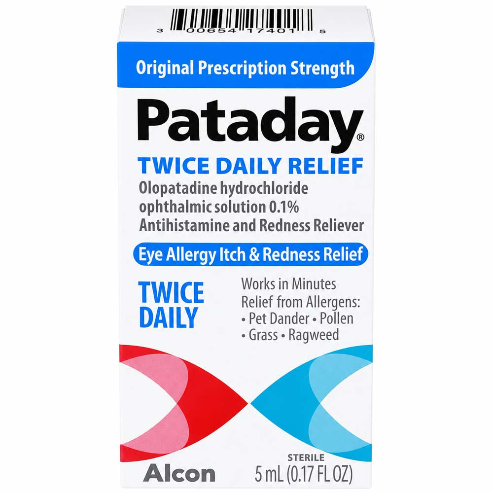 Pataday Original Prescription Strength Twice Daily Relief Eye Drops
