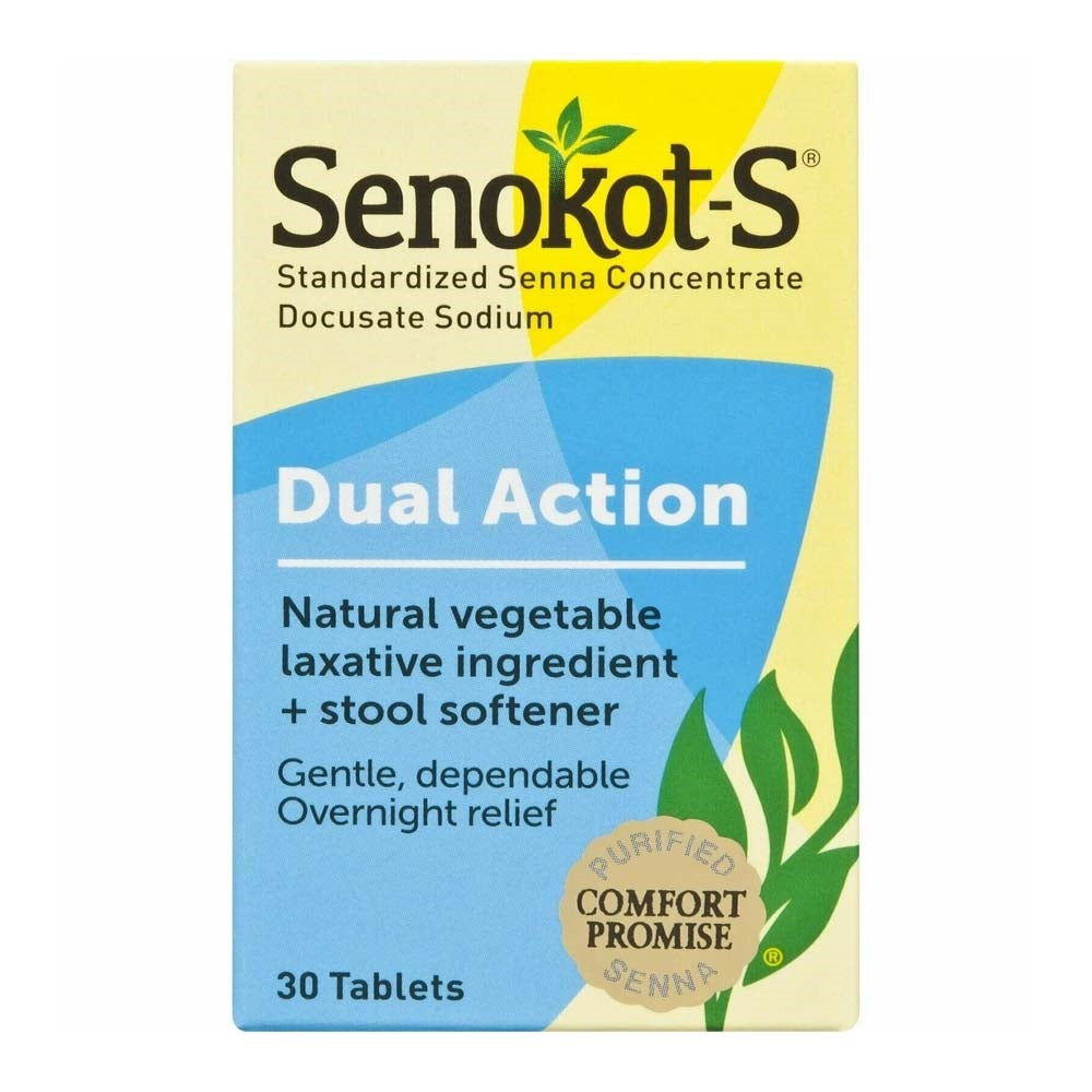 Senokot Dual Action Laxative & Stool Softener Tablets