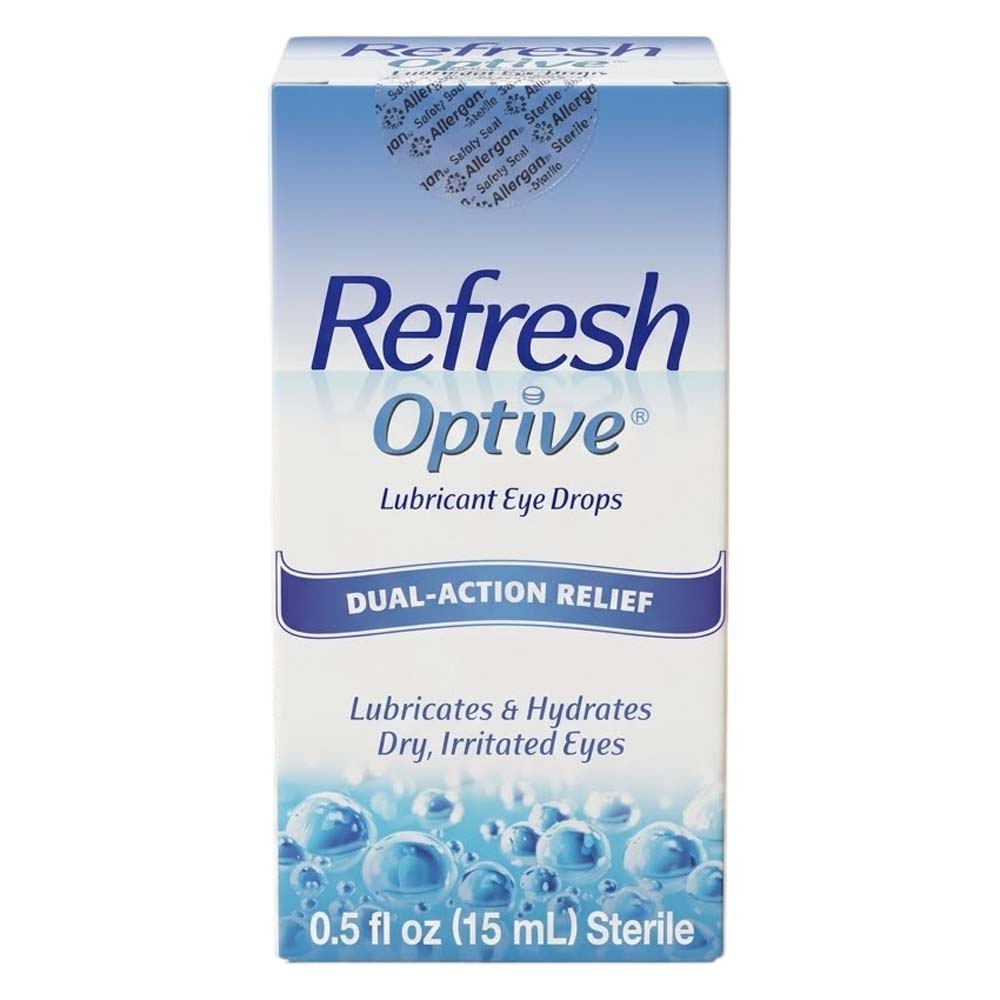 Refresh Optive Lubricant Eye Drops Dual-Action Relief