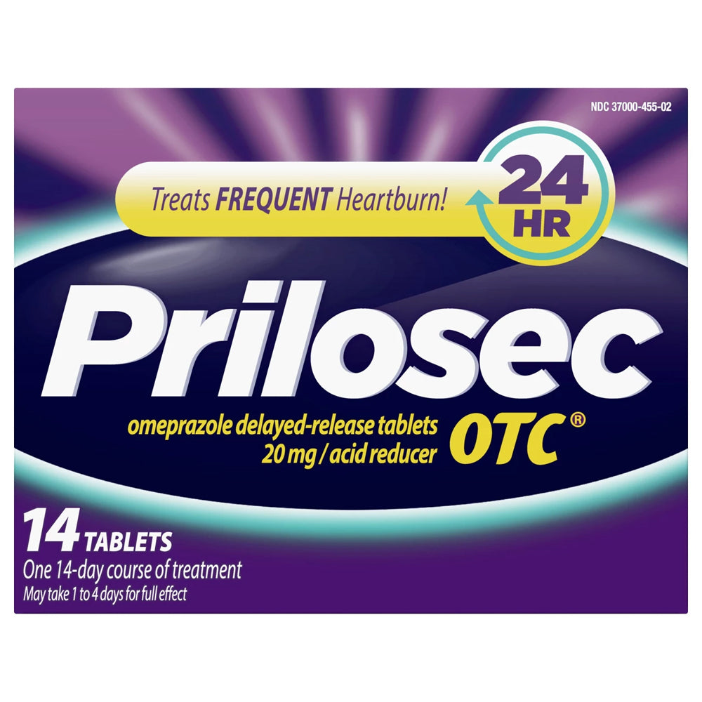 Prilosec OTC 24 Hour Acid Reducer Tablets