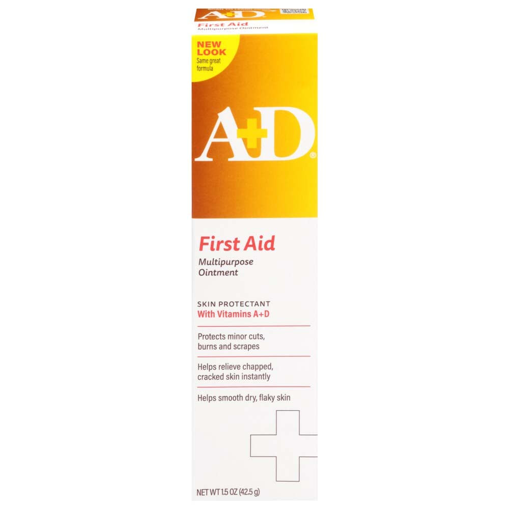 A+D First Aid Multipurpose Ointment Skin Protectant with Vitamins A+D