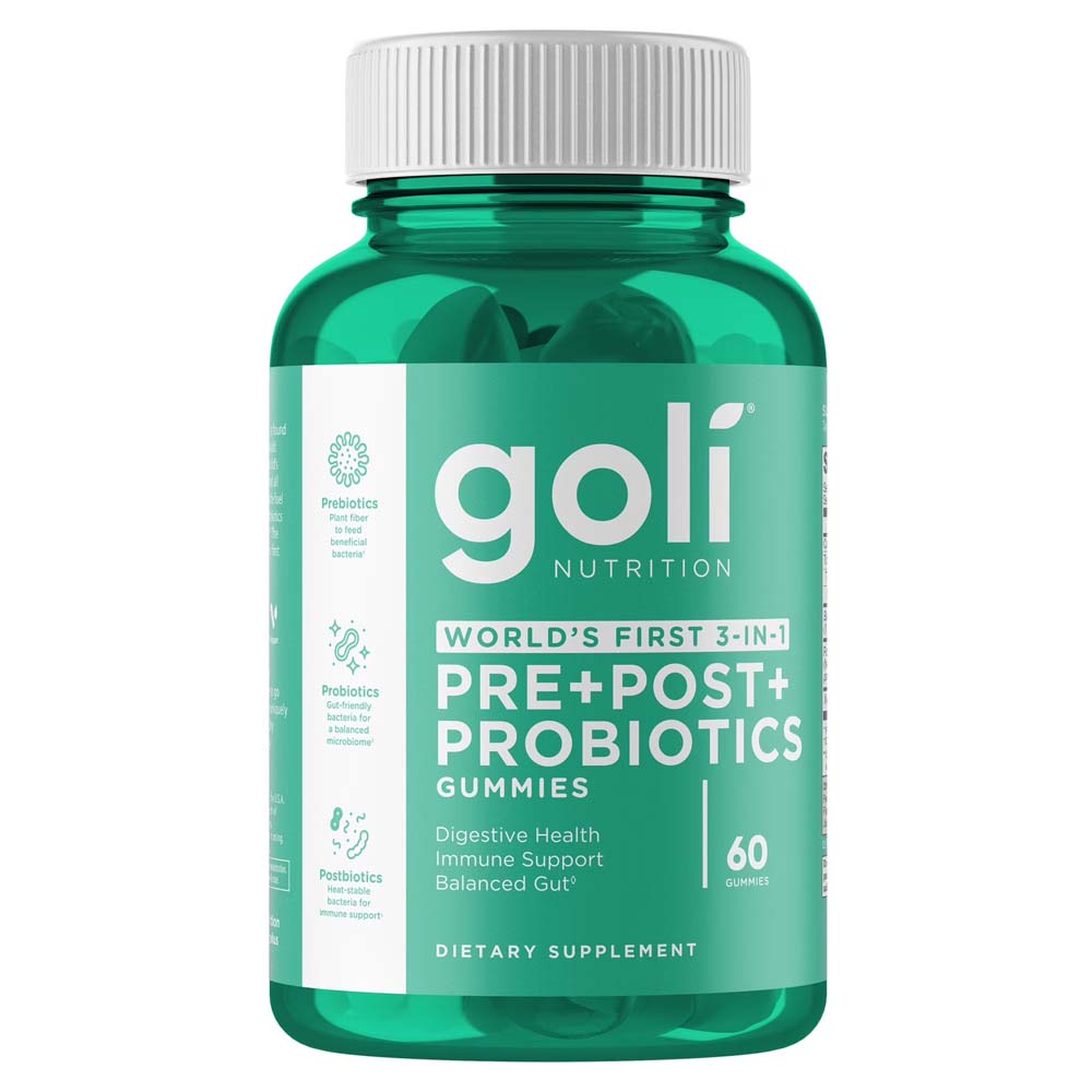 Goli Nutrition Pre+Post+Probiotics Gummies