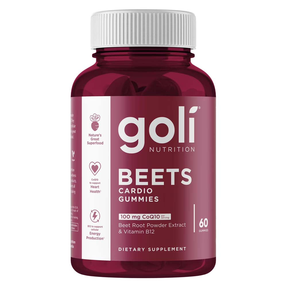 Goli Nutrition Beets Cardio 100mg CoQ10 Gummies