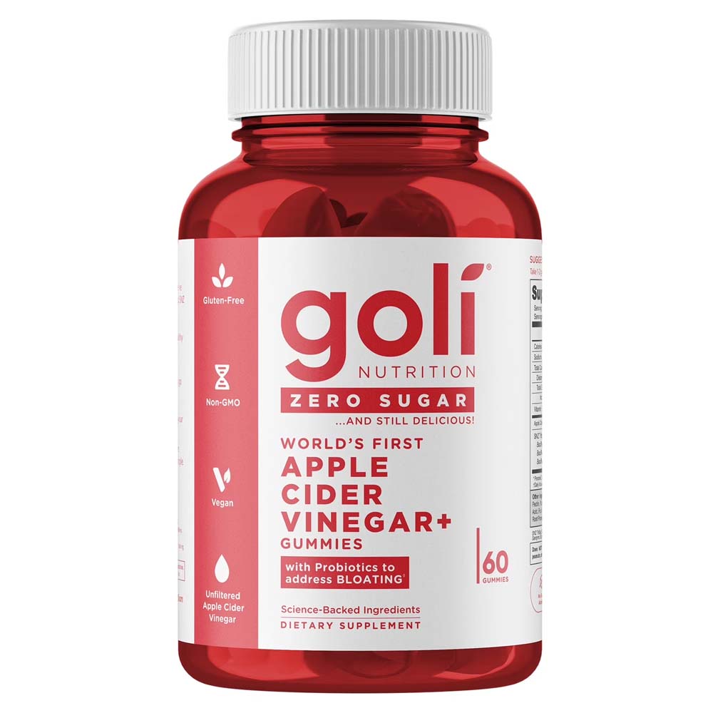 Goli Nutrition Zero Sugar Apple Cider Vinegar Gummies