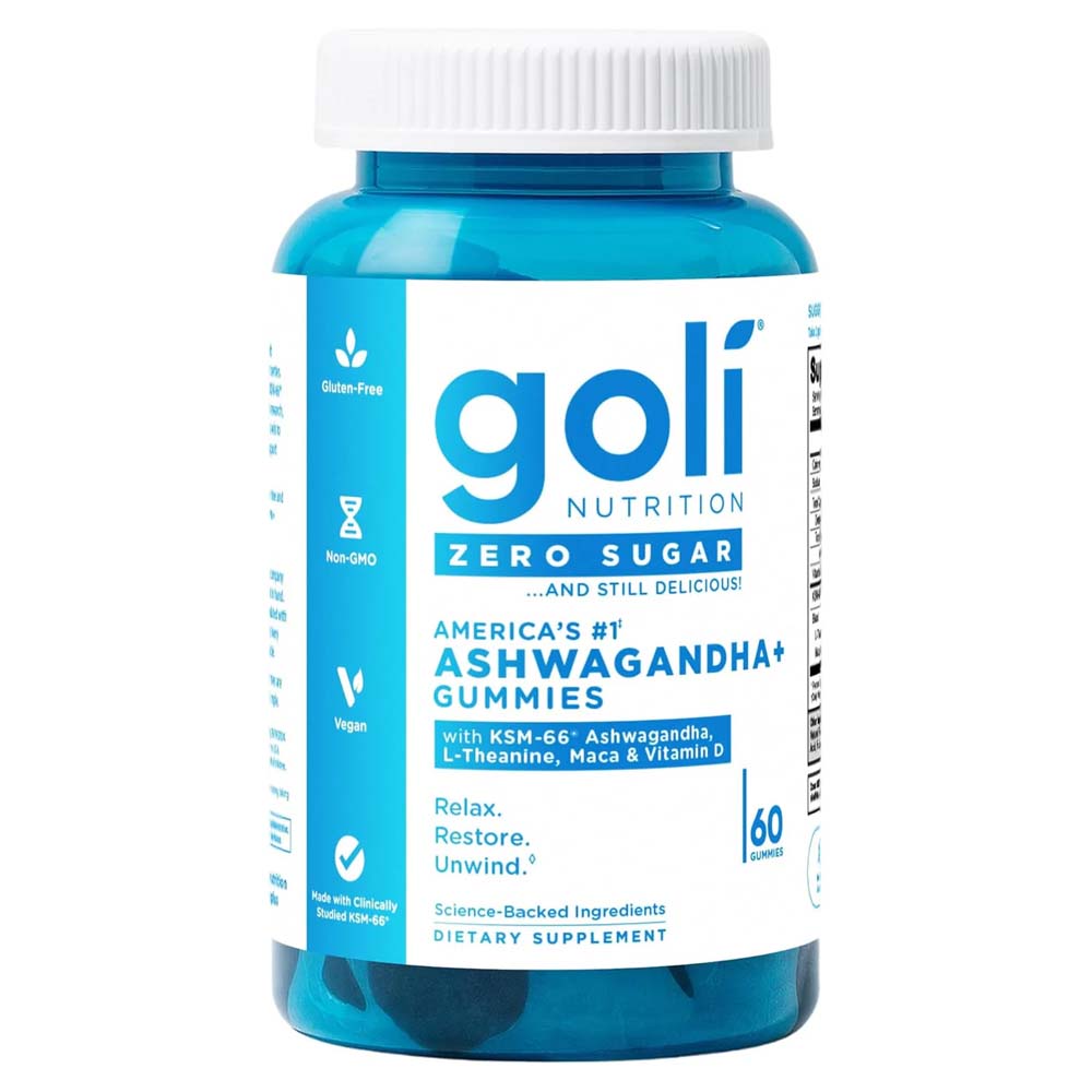 Goli Nutrition Zero Sugar Ashwagandha Gummies