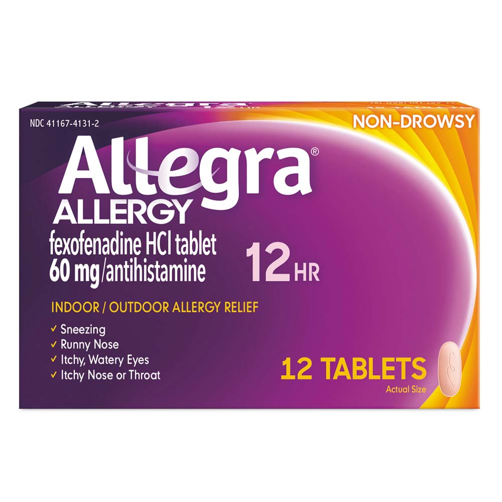 Allegra Allergy 12HR Indoor & Outdoor Relief Tablets