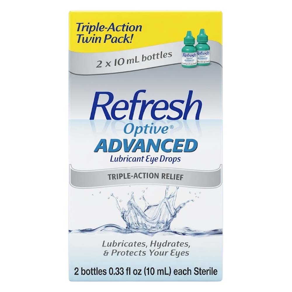 Refresh Optive Advanced Lubricant Eye Drops
