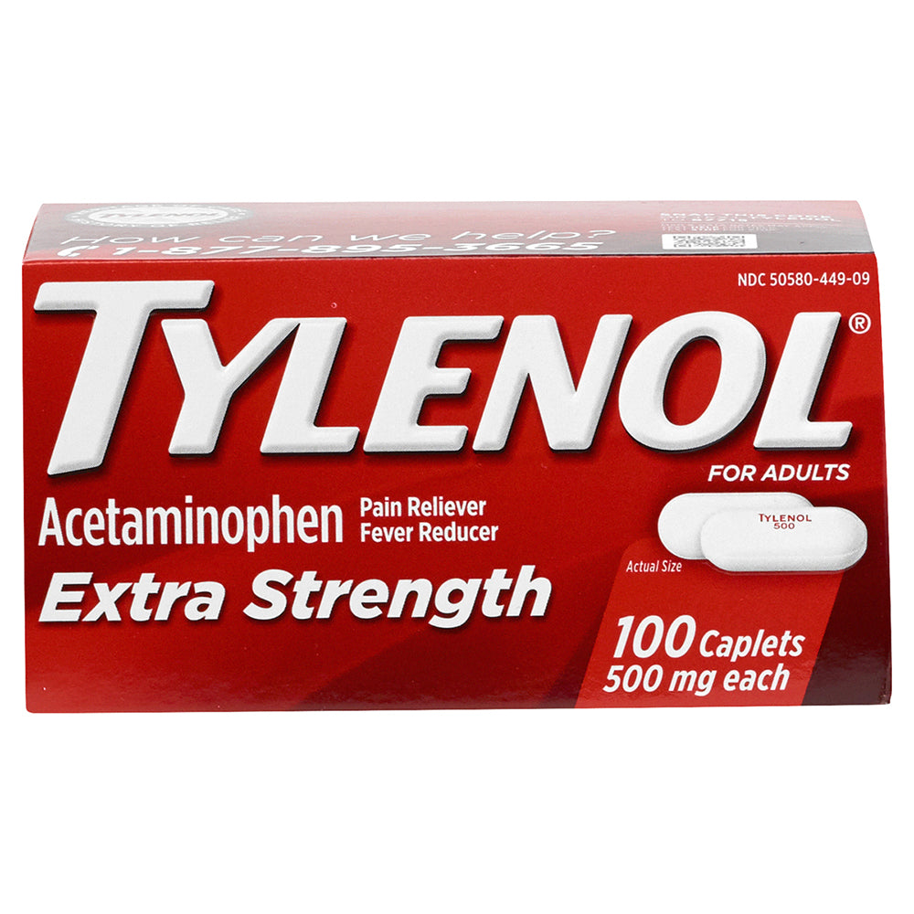 Tylenol Extra Strength Pain Reliever Fever Reducer Caplets
