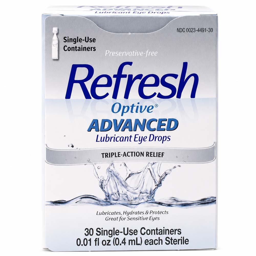 Refresh Optive Advanced Lubricant Eye Drops